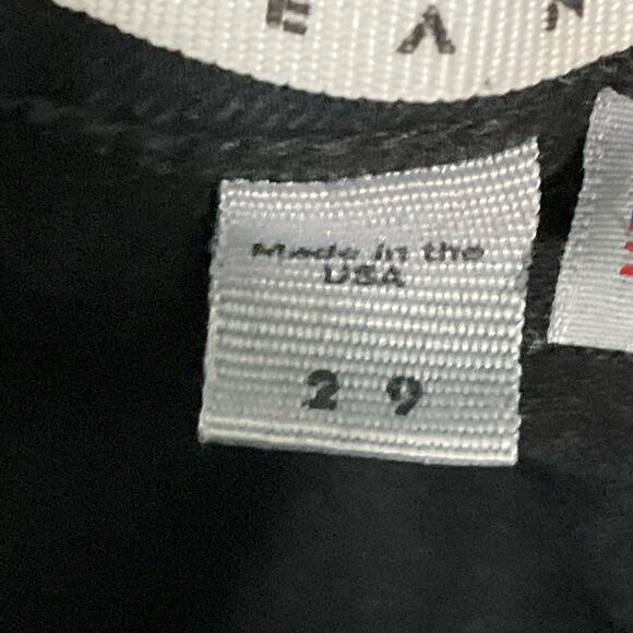 American Apparel Jeans Womens High Waist Rise Slim Skinny Jeans Black sz 29 - Picture 10 of 12